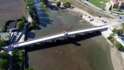 Tarihi Tunca Köprüsü'nün restorasyonu tamamlandı - EDİRNE
