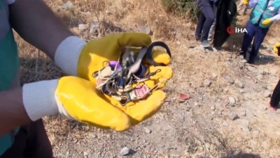 naylon poset -  Bodrum’da hükümlüler yarım saat içerisinde 1 ton çöp topladı Videosu