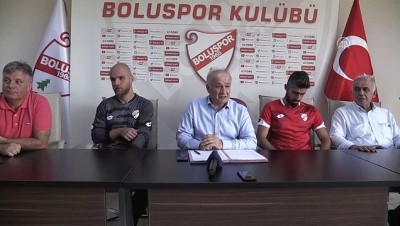 sampiyon - Boluspor, Hakan Canbazoğlu ve Hakan Arslan ile birer yıllık sözleşme imzaladı - BOLU Videosu