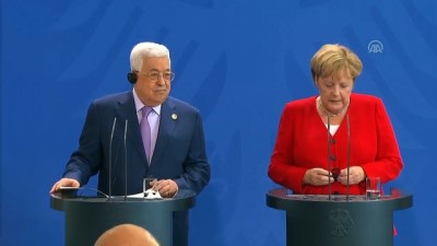 Merkel-Abbas ortak basın toplantısı - BERLİN 