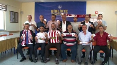 Muhtarlardan Sivasspor'a destek
