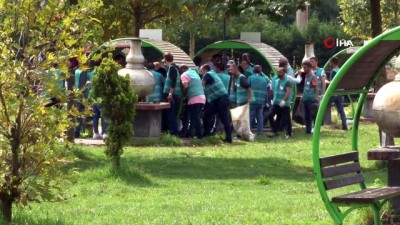 cevre temizligi -  Sakarya'da 100 hükümlü çevre temizliği yaptı Videosu