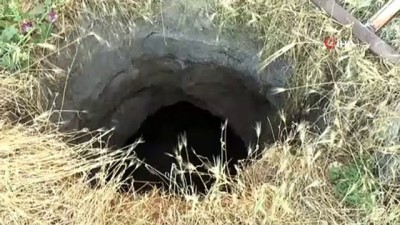 yeralti sehri -  Kapadokya’da bahçe çöktü, ortaya yeraltı şehri çıktı  Videosu
