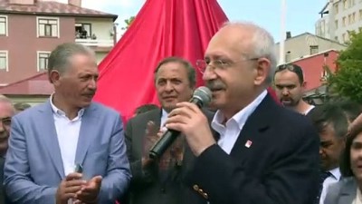 Kılıçdaroğlu, Atatürk Heykeli'nin açılışını yaptı - ARDAHAN 