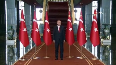 yuksek yargi -  Cumhurbaşkanı Erdoğan tebrikleri kabul etti  Videosu