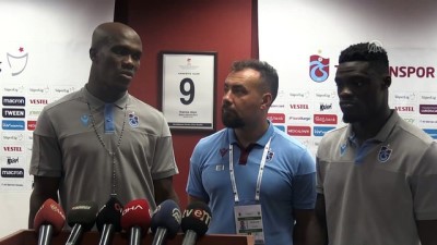 Trabzonspor-AEK maçının ardından - Ekuban-Nwakaeme - TRABZON 