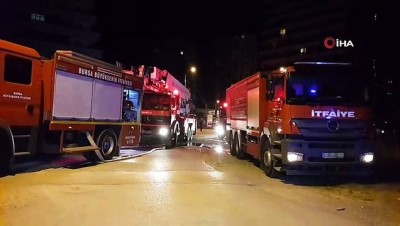cati kati -  18 katlı lüks binanın çatısı alev alev yandı  Videosu