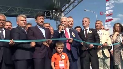 tarihi gun -  Balıkesir'de otoyolun açılışını Binali Yıldırım yaptı Videosu
