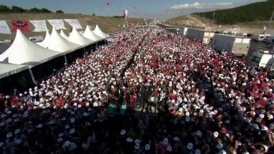 Erdoğan: 'Afrin'e, Cerablus'a, El-Bab'a girdik, şimdi de Fırat'ın doğusuna gireceğiz' - BURSA