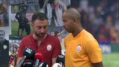 Galatasaray - Panathinaikos maçının ardından - Marcao ve Mariano - İSTANBUL 
