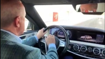 makam araci - İstanbul-İzmir Otoyolu'nda ilk sürüşü Cumhurbaşkanı Erdoğan kendi makam aracıyla gerçekleştirdi Videosu