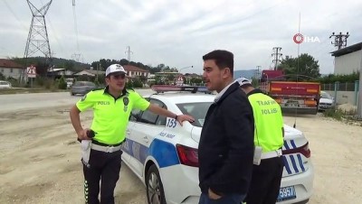  Radara giren sürücünün sözleri polisleri şaşırttı 