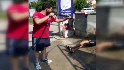 yok artik -  Sıcak havada bunalınca soluğu oto yıkamacı da aldı  Videosu