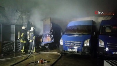  Sigara deposunda korkutan yangın 