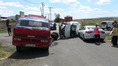 Trafik Kazası: 2 yaralı - TEKİRDAĞ 