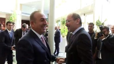 afad - Çavuşoğlu, Ürdün Dışişleri Bakanı Safadi ile bir araya geldi - ANKARA Videosu