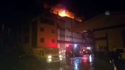 Fındık fabrikasında yangın (1) - ZONGULDAK