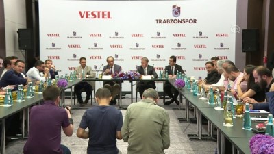 Trabzonspor'un forma göğüs sponsoru 3 yıl Vestel oldu - İSTANBUL 