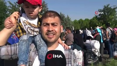 kurban bayrami - Yoğunluk sürüyor... Bayram için ülkelerine giden Suriyelilerin sayısı 26 bini buldu  Videosu