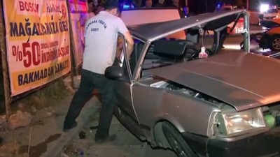  Başkent’te sıkışmalı trafik kazası: 5 yaralı