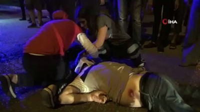 yaya gecidi -  Dolmuşun çarptığı adam yerden kalkamadı  Videosu