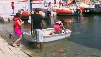 sparta - Eğirdir Gölü’ndeki ücretsiz yaz kursunda yelkenler fora  Videosu
