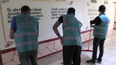 yeni egitim yili - Hükümlüler okulları temizliyor - MALATYA  Videosu