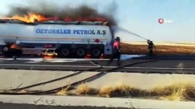 ipekyolu -  Nusaybin'de yakıt yüklü tankerde yangın  Videosu