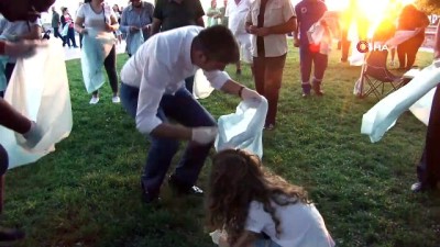  Belediye Başkanı Gökhan Yüksel, Kartallılar ile çöp topladı 