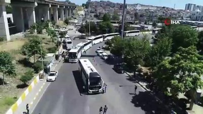 gard -  Otogarda bayram yoğunluğu havadan görüntülendi  Videosu
