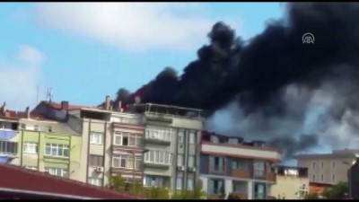 Bayrampaşa’da çatı yangını - İSTANBUL 