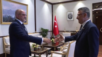 Cumhurbaşkanı Yardımcısı Oktay, Karadağ Dışişleri Bakanı Darmanoviç'i kabul etti - ANKARA