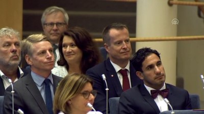 basortusu - İsveç Dışişleri Bakanı Ann Linde oldu - STOCKHOLM Videosu