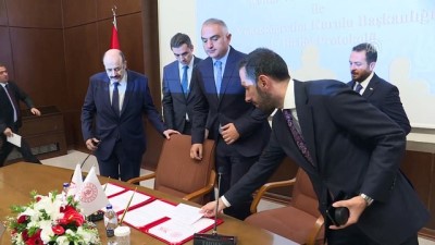 imza toreni - Kültür ve Turizm Bakanlığı ile YÖK arasında iş birliği protokolü imzalandı - ANKARA  Videosu