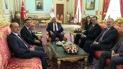  - TBMM Başkanı Mustafa Şentop, Sayıştay Başkanı Ahmet Baş’ı kabul etti 