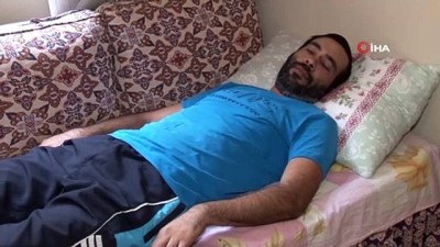 talak -  İnşaatta beton düşen bacağı 2 ay sonra tekrar kırılan gencin hayatını karardı  Videosu