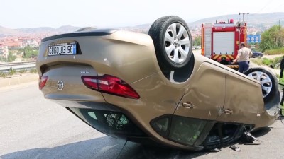 Manisa'da trafik kazası: 2 yaralı 