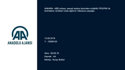 ABD ordusu ve YPG/PKK'dan askeri eğitim görüntüsü - ANKARA 