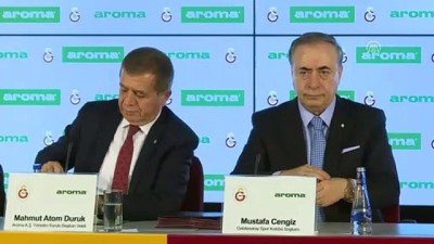 Galatasaray'ın yeni su sponsoru Aroma - İSTANBUL 