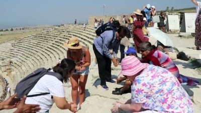 gurbetci - Pamukkale'yi 8 ayda 1 milyon 732 bin kişi ziyaret etti - DENİZLİ  Videosu