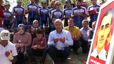 bassagligi -  Şehit polisi anmak için 35 kilometre pedal çevirdiler  Videosu