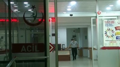 ozel ambulans -  Devlet hastanesinin acil servis ünitesine kimyasal madde paniği Videosu