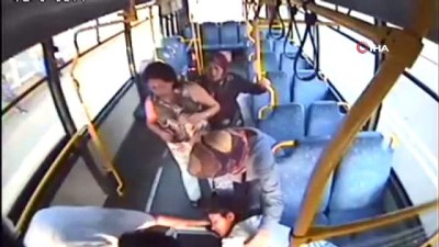 hamile kadin -  Halk otobüsü sürücüsü fenalaşan hamile kadını hastaneye böyle yetiştirdi Videosu