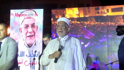 secim kampanyasi - Nahda Hareketi'nin cumhurbaşkanı adayı Moro, miting düzenledi - TUNUS  Videosu