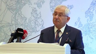 cumhurbaskanligi - 13 ülkeden 31 seçim komisyonu başkanı Ankara'da - YSK Başkanı Güven (2)  Videosu