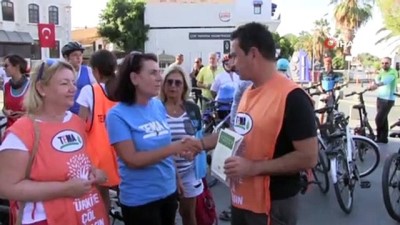 sera gazlari -  Bodrum Belediye Başkanı bisiklete binerek tarihi yerlerde çöp topladı Videosu