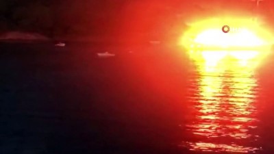  Fethiye'de gulet teknede yangın; 1 ölü, 4 yaralı 