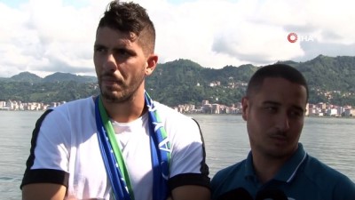 kazandibi - Çaykur Rizespor’un Yunanlı futbolcusu Chatziisaias Rize’ye çabuk alıştı  Videosu