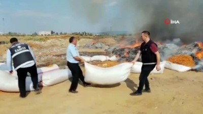 zabita -  Gaziantep 'te 25 ton bozulmuş domates ele geçirildi Videosu