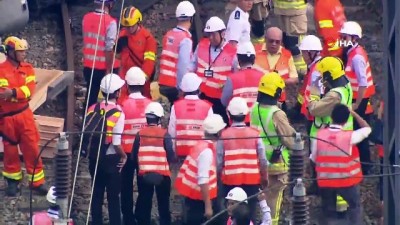 kordon -  - Hong Kong’da tren kazası: 8 yaralı  Videosu